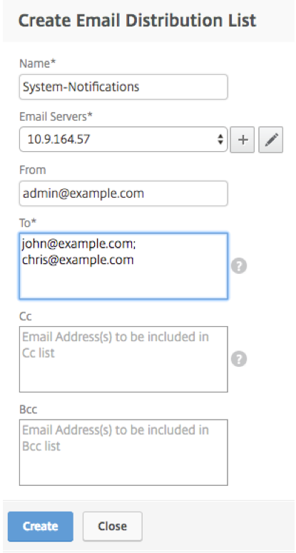 Configurer la notification système 2