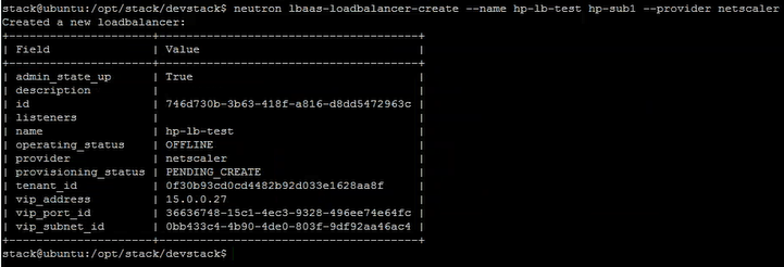 Create load balancer
