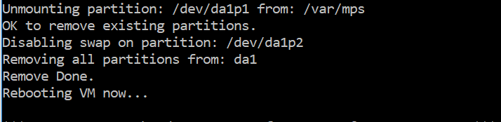 Unmount disk