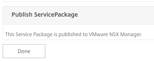 Publish Service Package