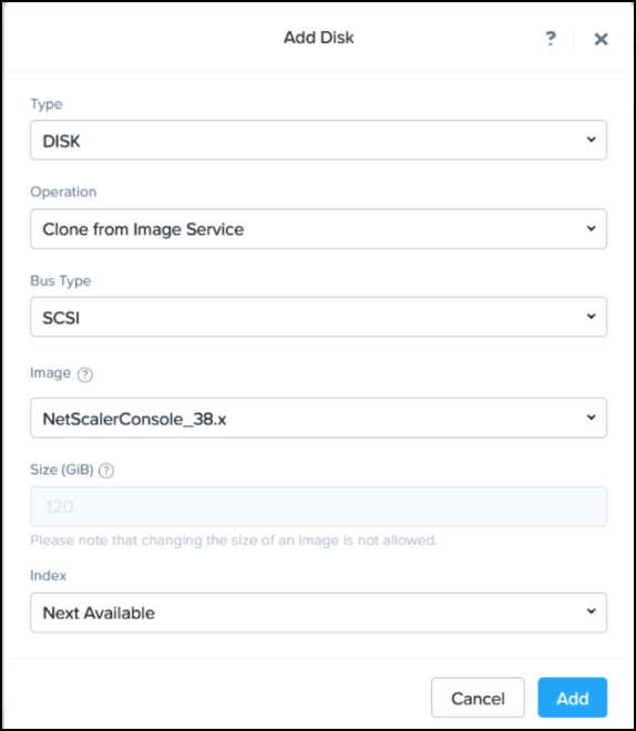 Nutanix-Einstellungen