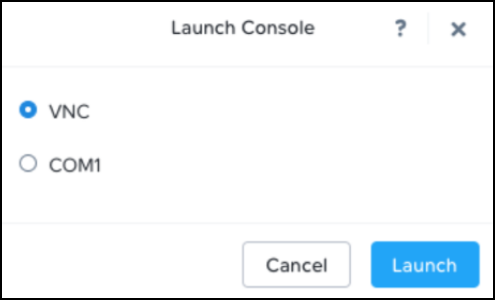 VNC-Konsole