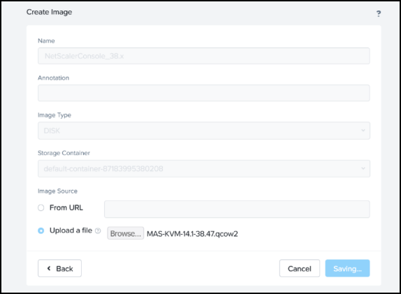 Nutanix-Einstellungen