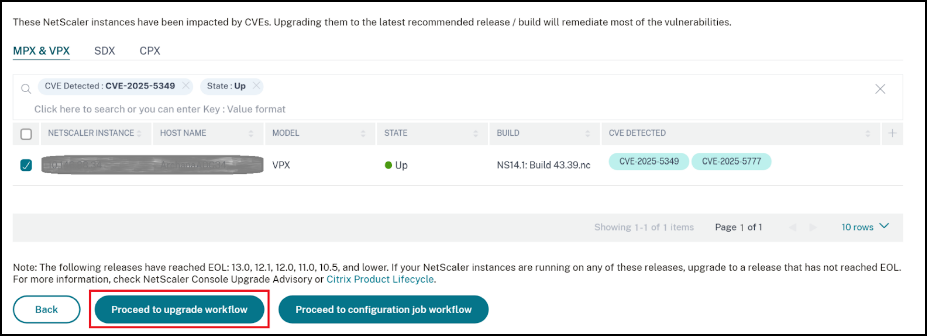 Remediation workflow
