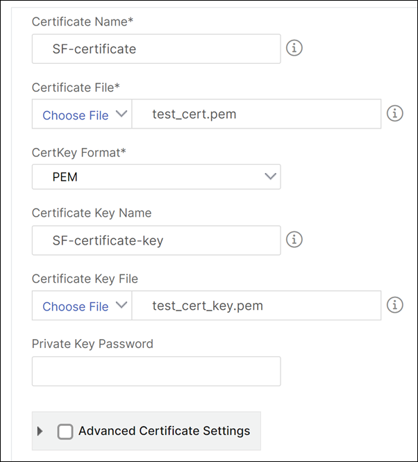 为 StoreFront 样式簿指定 SSL 证书设置