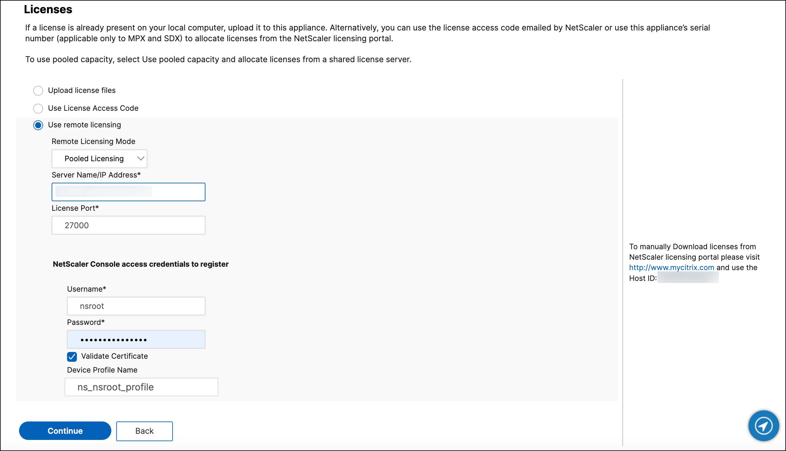 Manage license in NetScaler