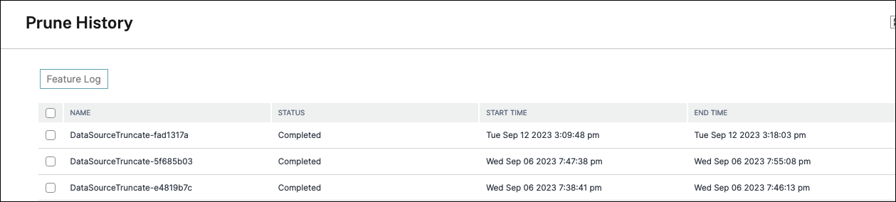 Task logs