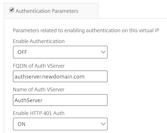 Optional, erweiterter virtueller Lastenausgleichsserver