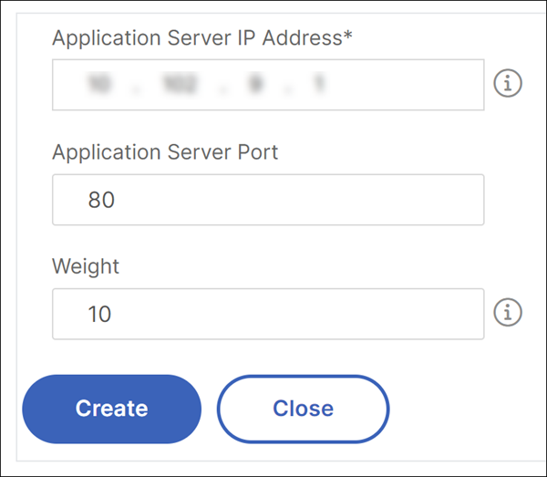 Specify IPs and ports details