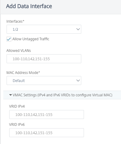 Add data interfaces