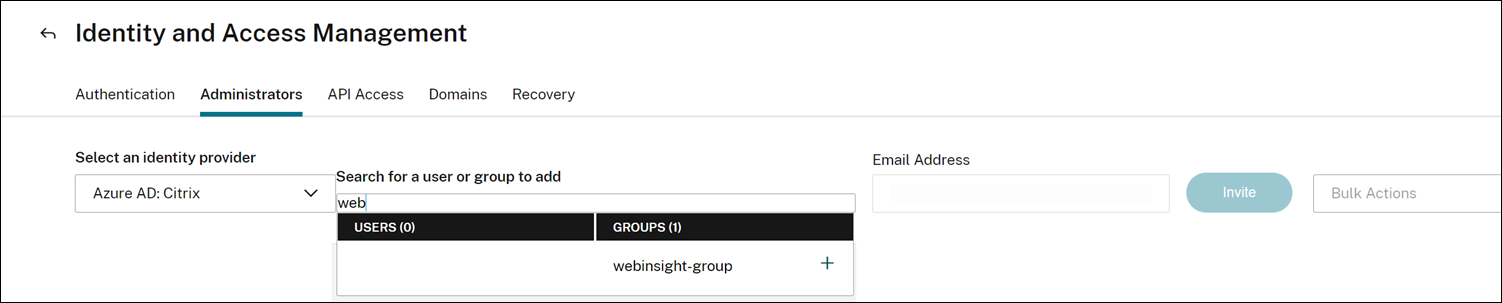 Invite users to NetScaler Console from Azure AD