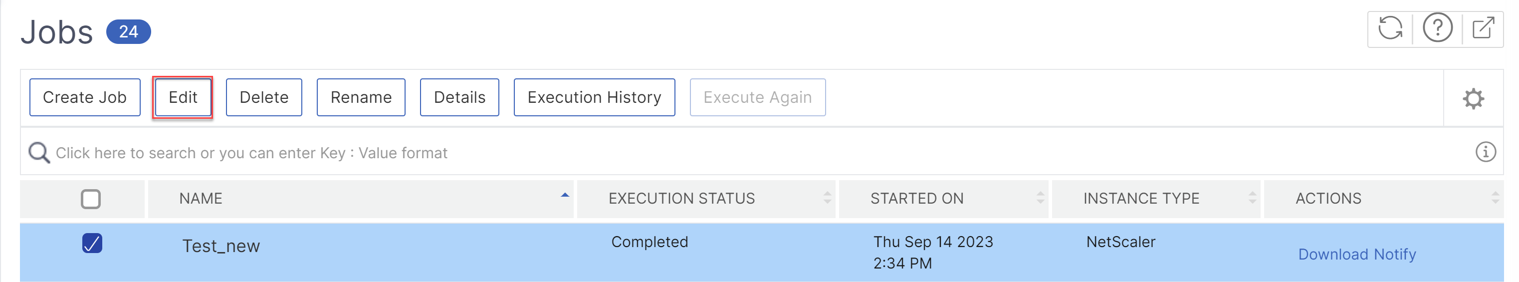 Run completed jobs