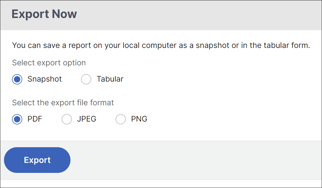Export NetScaler Console reports