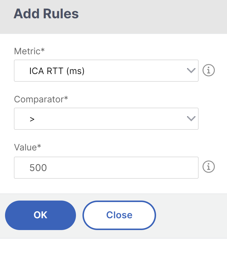Threshold rule