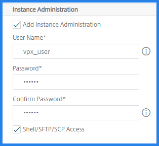 Add instance administration