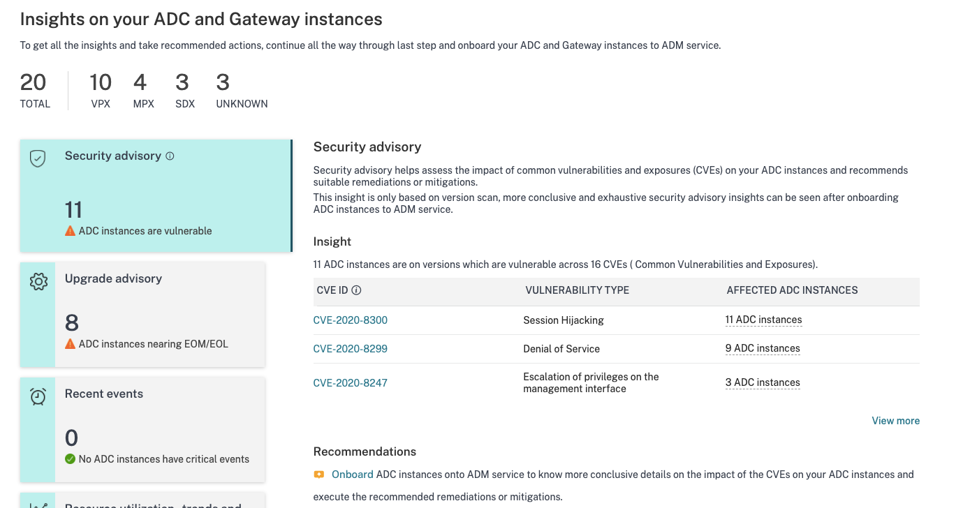 Onboarding security advisory