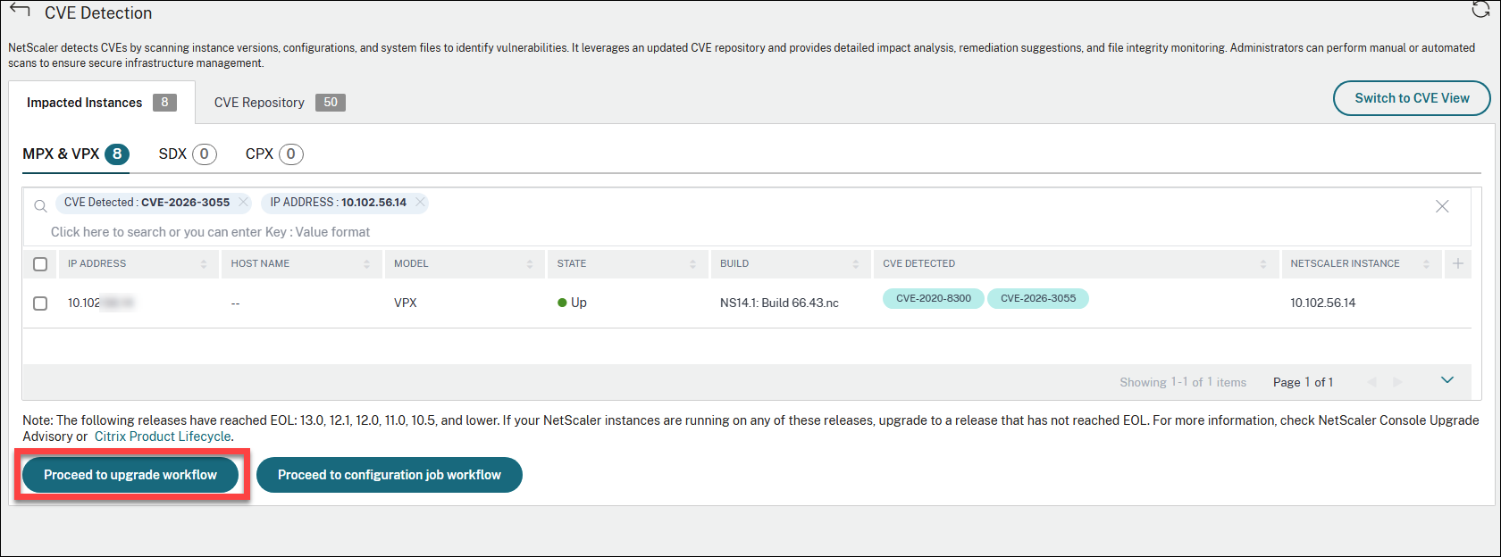 Remediation workflow