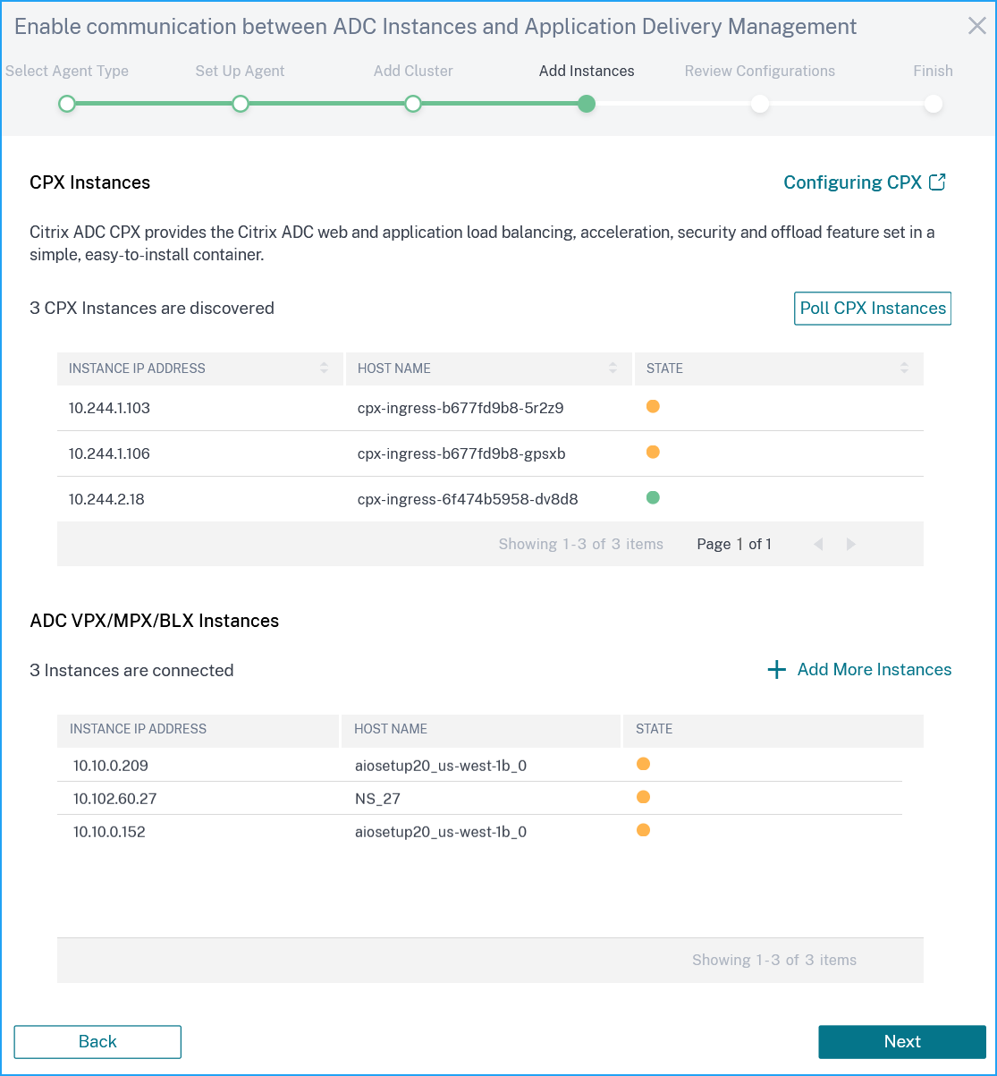 Configure instances