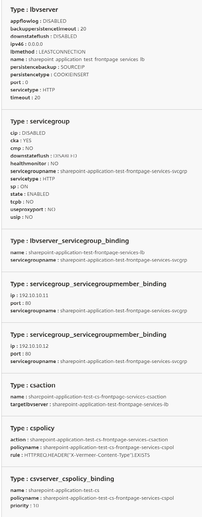 Sharepoint objects created on an instance