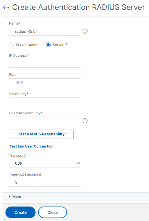 Add server details