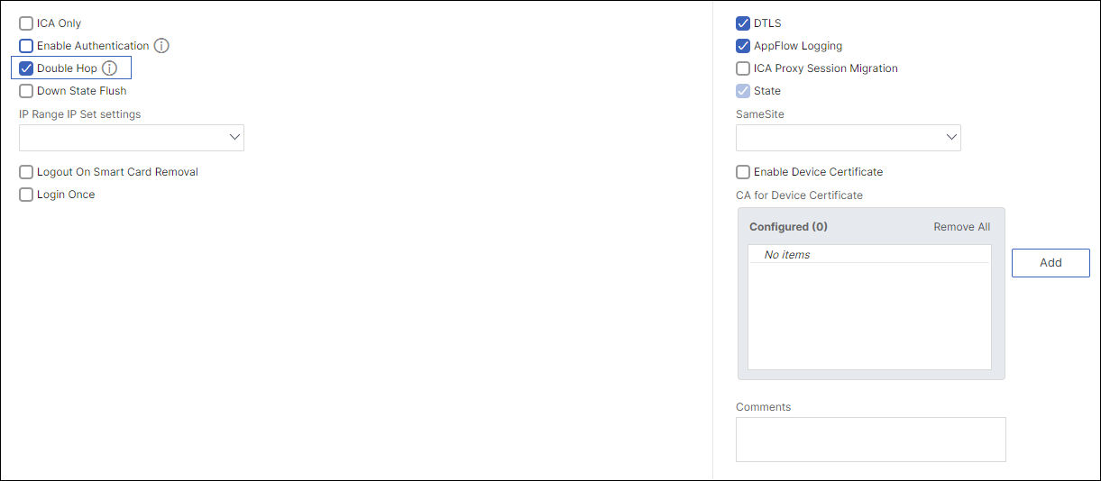 Basic settings