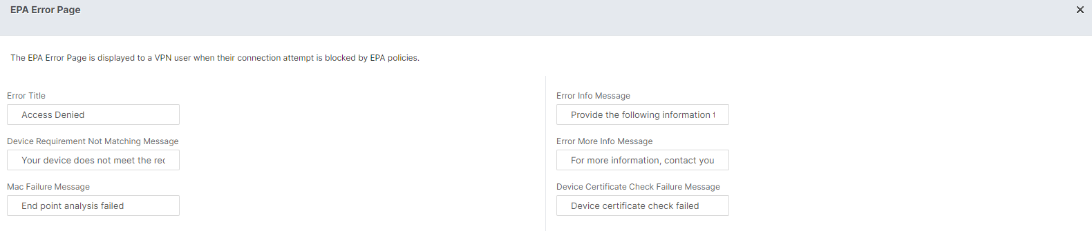 EPA error page