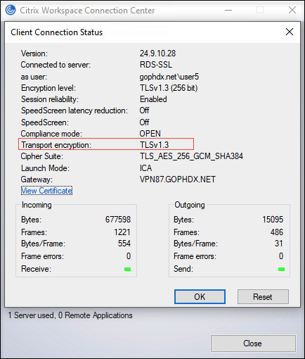 Troubleshooting front-end connections