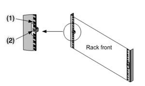 Install retainers into the front tack posts