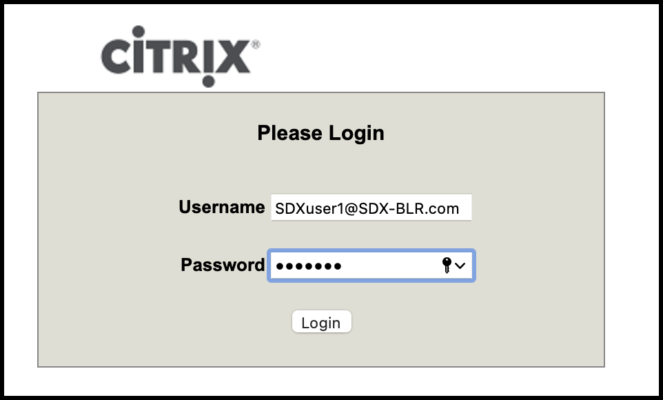 Successful logon