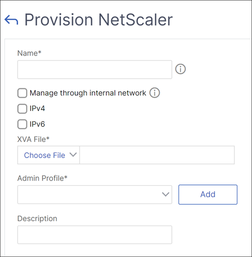 SDX instance details
