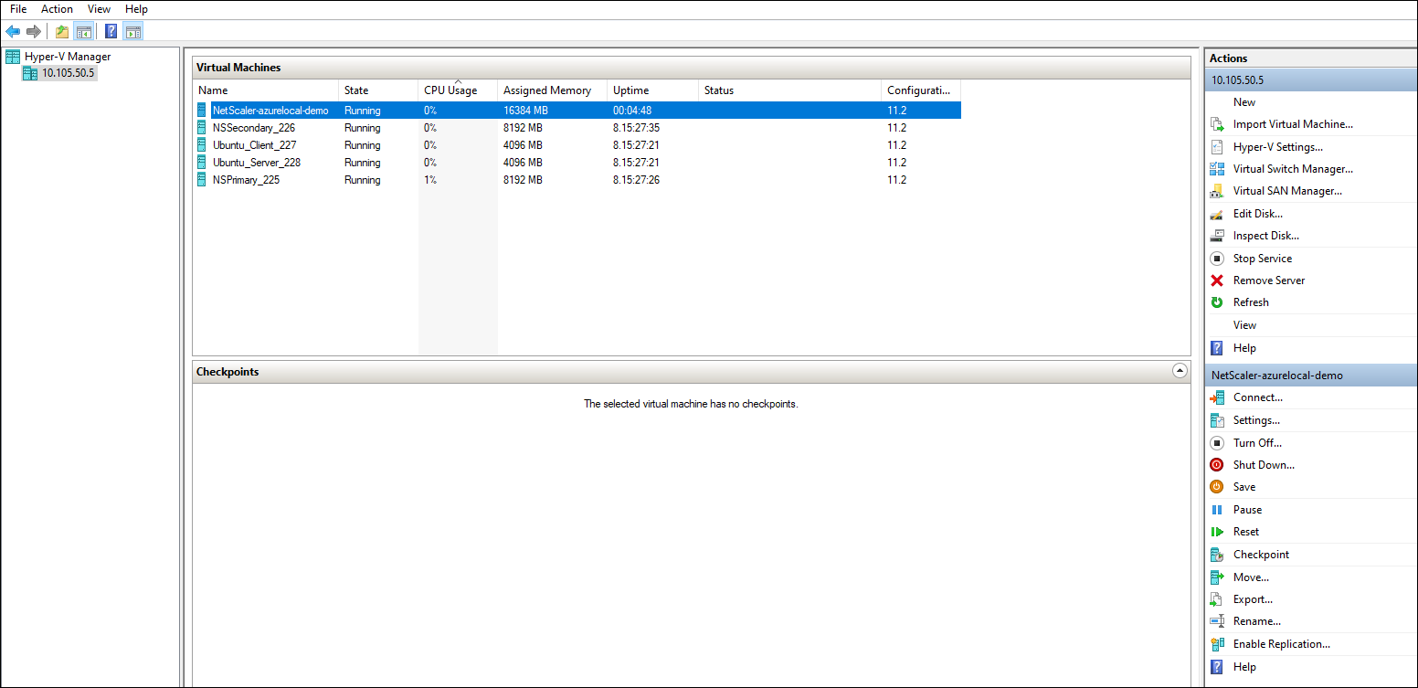 Configure the network